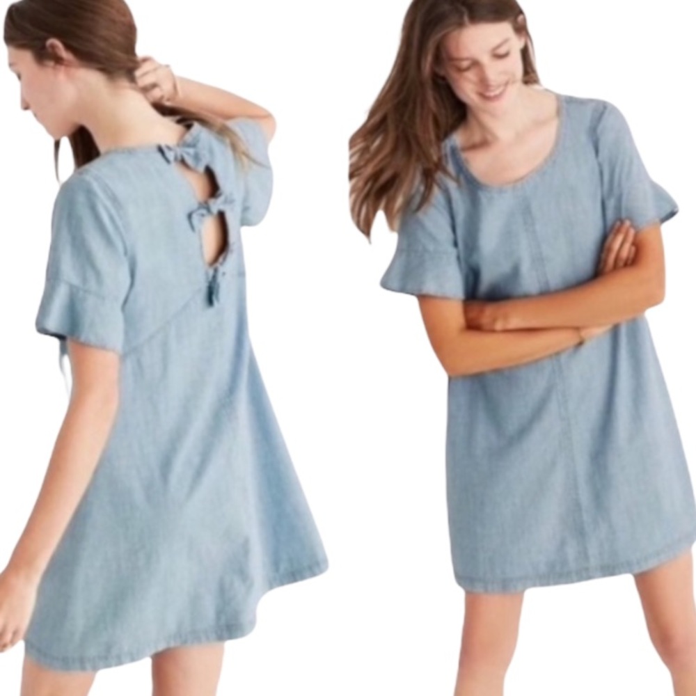 Madewell Light Blue Denim Dress